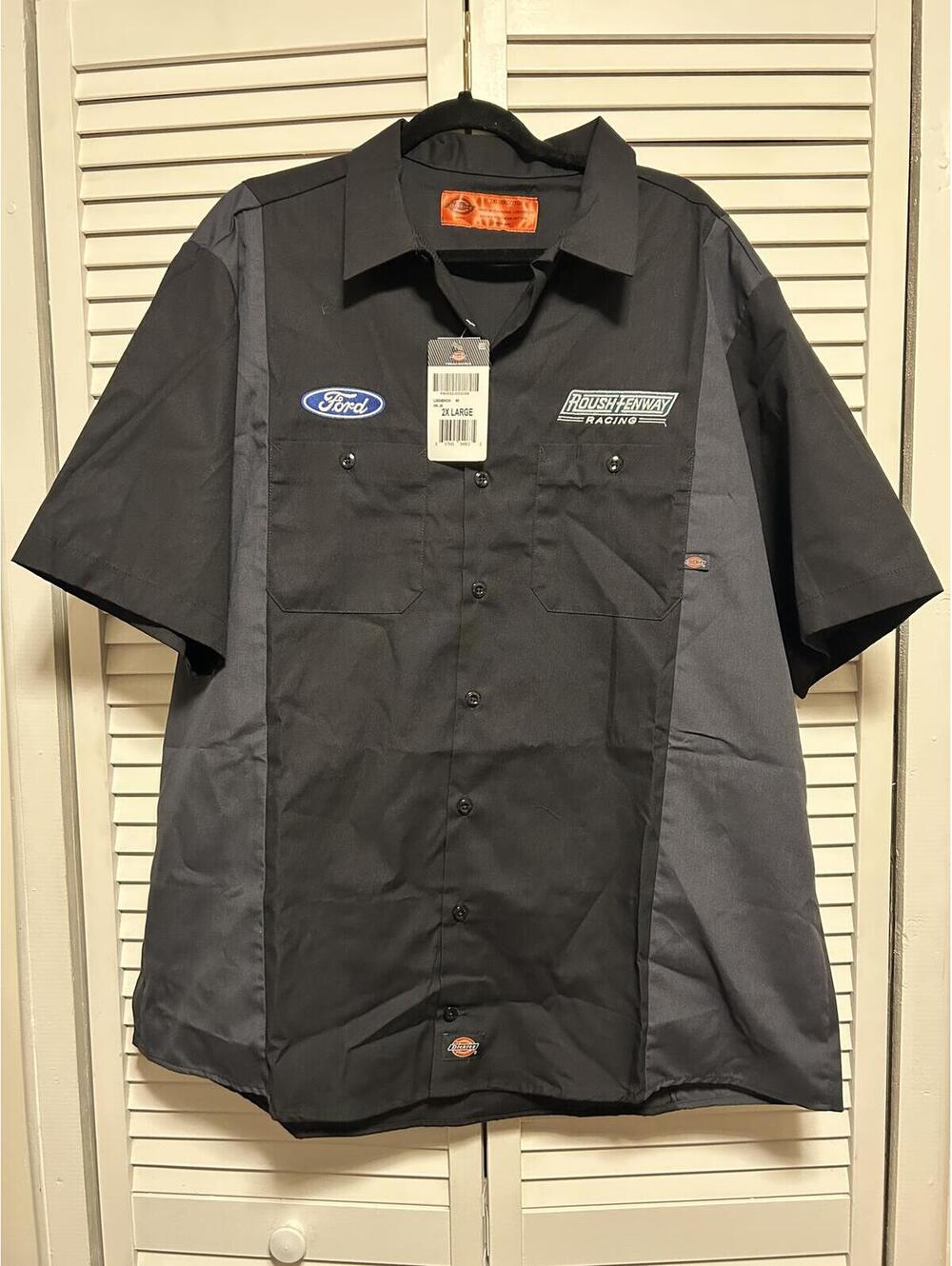 Dickies Ford Roush Fenway Racing Work Shirt Mens 2XL NWT Button Up‎ Shop